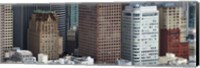 Skyscrapers in the financial district, San Francisco, California, USA Fine Art Print