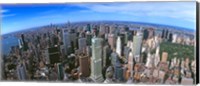 Aerial view of New York City, New York State, USA 2012 Fine Art Print