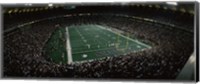 Spectators in an American football stadium, Hubert H. Humphrey Metrodome, Minneapolis, Minnesota, USA Fine Art Print