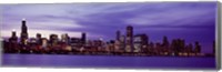 Chicago in Purple Fine Art Print