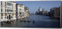 Gondolas in a canal, Grand Canal, Venice, Veneto, Italy Fine Art Print