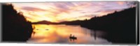 Sunset Saranac Lake Franklin Co Adirondack Mtns NY USA Fine Art Print