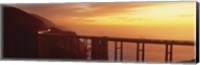 Dusk Hwy 1 w/ Bixby Bridge Big Sur CA USA Fine Art Print