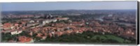 Aerial view of a cityscape, Prague, Czech Republic Fine Art Print