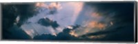 Clouds With God Rays Fine Art Print