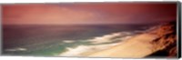 Waves Crashing Into Stormy Coast, San Mateo, California, USA Fine Art Print
