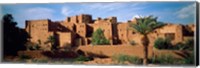 Buildings in a village, Ait Benhaddou, Ouarzazate, Marrakesh, Morocco Fine Art Print