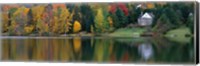Lake With House, Canada Fine Art Print