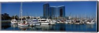 Embarcadero Marina Hotel, San Diego, California, USA Fine Art Print