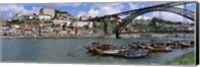 Bridge Over A River, Dom Luis I Bridge, Douro River, Porto, Douro Litoral, Portugal Fine Art Print