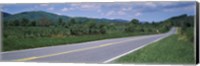 Road passing through a landscape, Virginia State Route 231, Madison County, Virginia, USA Fine Art Print