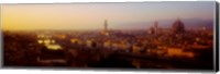 High angle view of Florence, Italy Fine Art Print