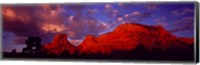 Rocks at Sunset Sedona AZ USA Fine Art Print