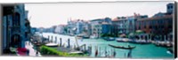 Boats and Gondolas, Grand Canal, Venice, Italy Fine Art Print