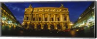 Facade of a building, Opera House, Paris, France Fine Art Print