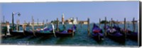 Church of San Giorgio Maggiore and Gondolas Venice Italy Fine Art Print