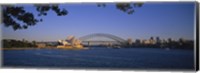 Bridge over water, Sydney Opera House, Sydney, New South Wales, Australia Fine Art Print