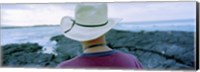 Man with Straw Hat Galapagos Islands Ecuador Fine Art Print