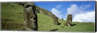 Stone Heads, Easter Islands, Chile Fine Art Print