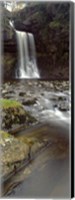 Water Falling From Rocks, River Twiss, Thornton Force, Ingeleton, North Yorkshire, England, United Kingdom Fine Art Print