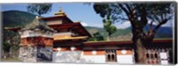 Temple In A City, Chimi Lhakhang, Punakha, Bhutan Fine Art Print