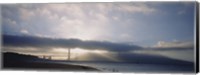 Silhouette of a bridge, Golden Gate Bridge, San Francisco, California, USA Fine Art Print