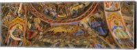 Fresco on the ceiling of the Rila Monastery, Bulgaria Fine Art Print