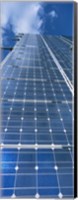 Low angle view of solar panels, Germany Fine Art Print