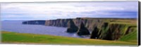 Seascape with coastal cliffs, Ireland. Fine Art Print