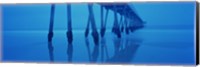 Low angle view of a pier, Hermosa Beach Pier, Hermosa Beach, California, USA Fine Art Print
