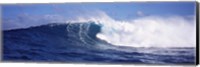 Rough waves in the sea, Tahiti, French Polynesia Fine Art Print