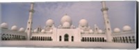 Low angle view of a mosque, Sheikh Zayed Mosque, Abu Dhabi, United Arab Emirates Fine Art Print