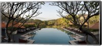Infinity pool in a hotel, Four Seasons Resort, Chiang Mai, Chiang Mai Province, Thailand Fine Art Print