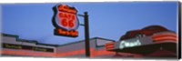 Low angle view of a road sign, Route 66, Arizona, USA Fine Art Print