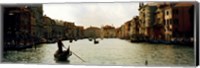 Gondolas in the canal, Grand Canal, Venice, Veneto, Italy Fine Art Print