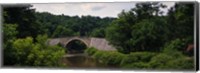 Arch bridge across Casselman River, Casselman Bridge, Casselman River Bridge State Park, Garrett County, Maryland, USA Fine Art Print