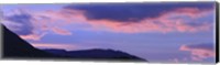 Sunrise over mountains, Argentine Glaciers National Park, Patagonia, Argentina Fine Art Print