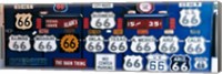 Route 66 Sign Collection Fine Art Print
