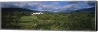 Hotel in the forest, Mount Washington Hotel, Bretton Woods, New Hampshire, USA Fine Art Print