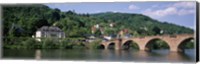 Neckar River, Heidelberg, Baden-Wurttemberg, Germany Fine Art Print