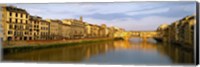 Ponte Vecchio, Arno River, Florence, Tuscany, Italy Fine Art Print