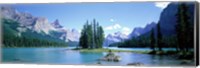 Maligne Lake Near Jasper, Alberta, Canada Fine Art Print