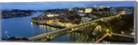 Bridge across a river, Dom Luis I Bridge, Oporto, Portugal Fine Art Print