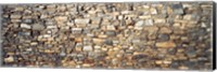 Low angle view of a stone wall, New Mexico, USA Fine Art Print