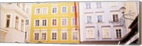 Austria, Salzburg, Mozart's Birthplace, Low angle view of the apartments Fine Art Print