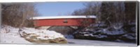 Narrows Covered Bridge Turkey Run State Park IN USA Fine Art Print