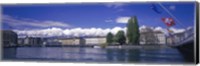 Rhone River Geneva Switzerland Fine Art Print