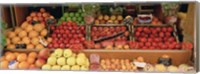 Close-Up Of Fruits In A Market, Rue De Levy, Paris, France Fine Art Print