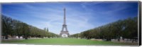 The Eiffel Tower from a Distance, Paris, France Fine Art Print