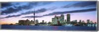 Toronto Skyline from the lake, Ontario Canada Fine Art Print